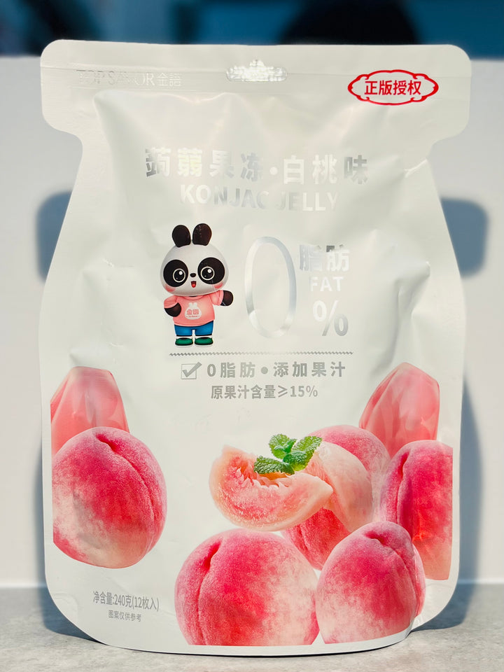 金语蒟蒻白桃味240g Topsavor Konjac Jelly Peach