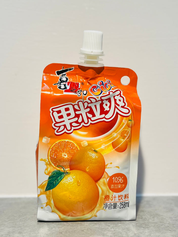喜之郎CC果粒爽橙子 258ml ST Fruit Flavoured Drink Orange