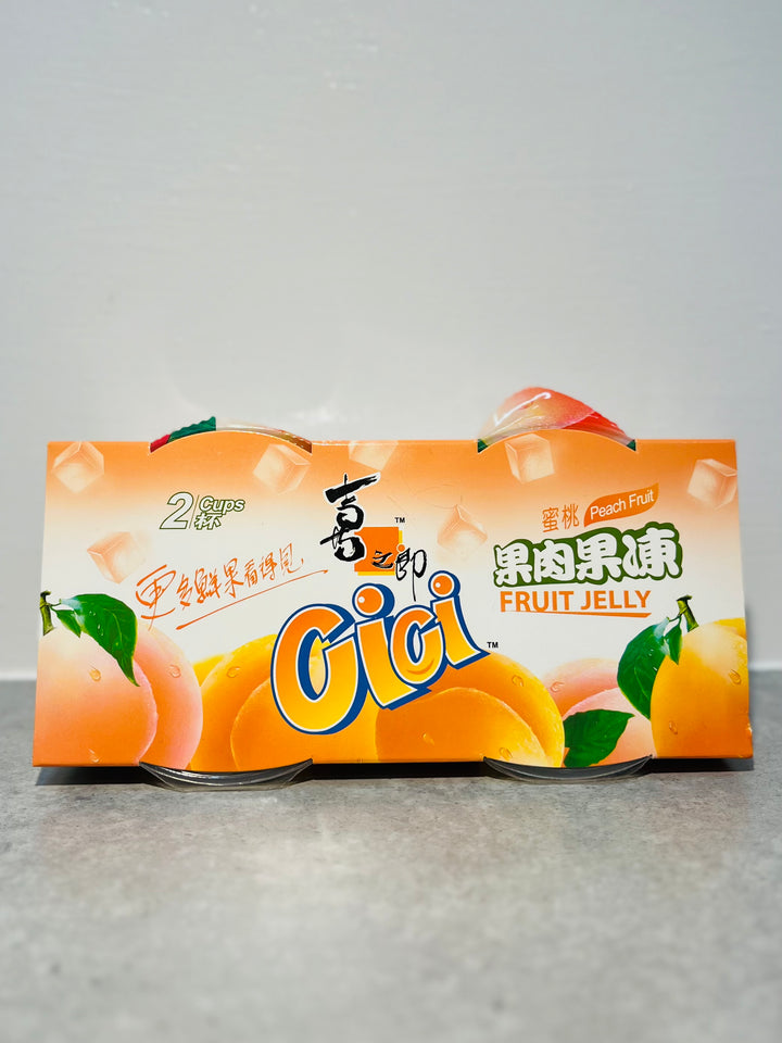 喜之郎果粒果冻蜜桃2*200g ST 2 cups Jellly Peach