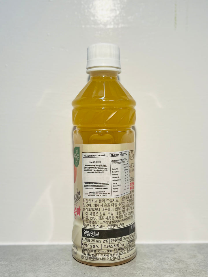 Woong Jin Nature's Flat Peach 340ml