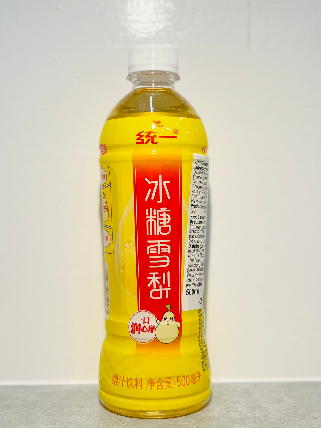 统一冰糖雪梨500ml Uni Crystal Sugar drink