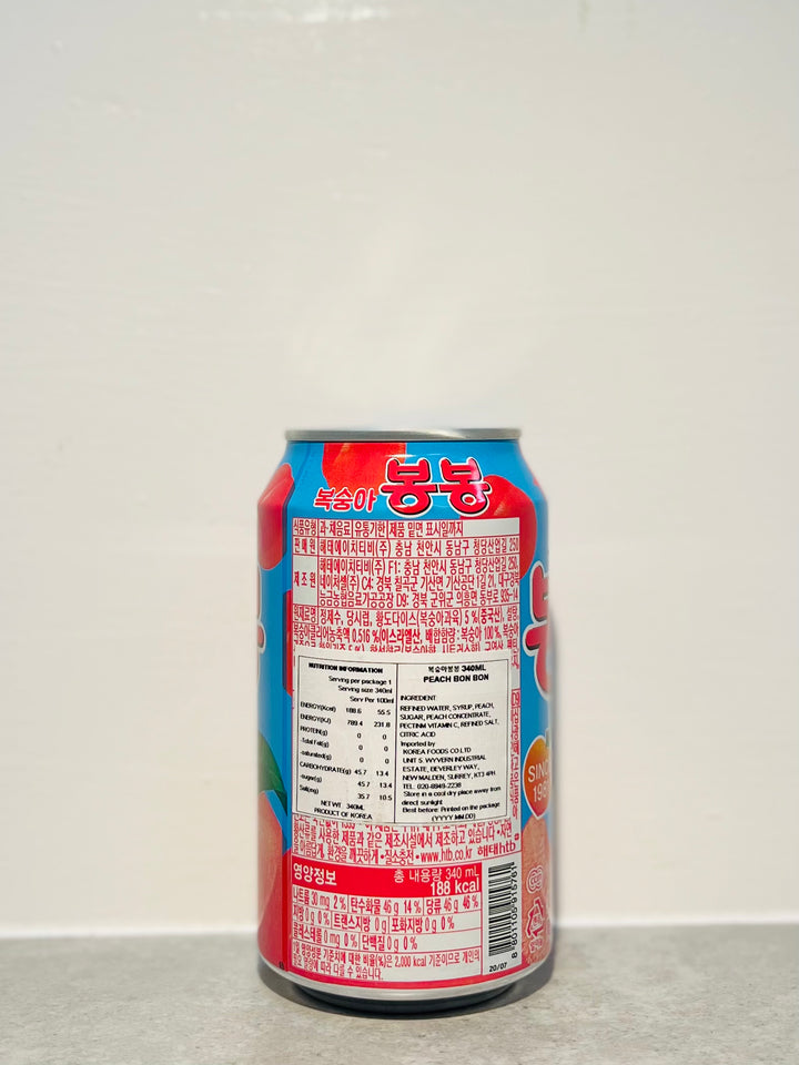 Bon Bon Peach Juice 340ml
