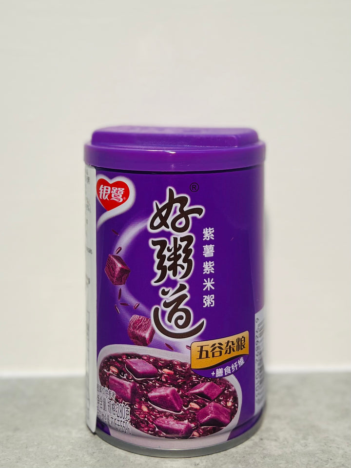银鹭好粥道紫薯紫米粥280g YL Mixed Congee Purple Sweet Potato & Purple Glutinous Rice