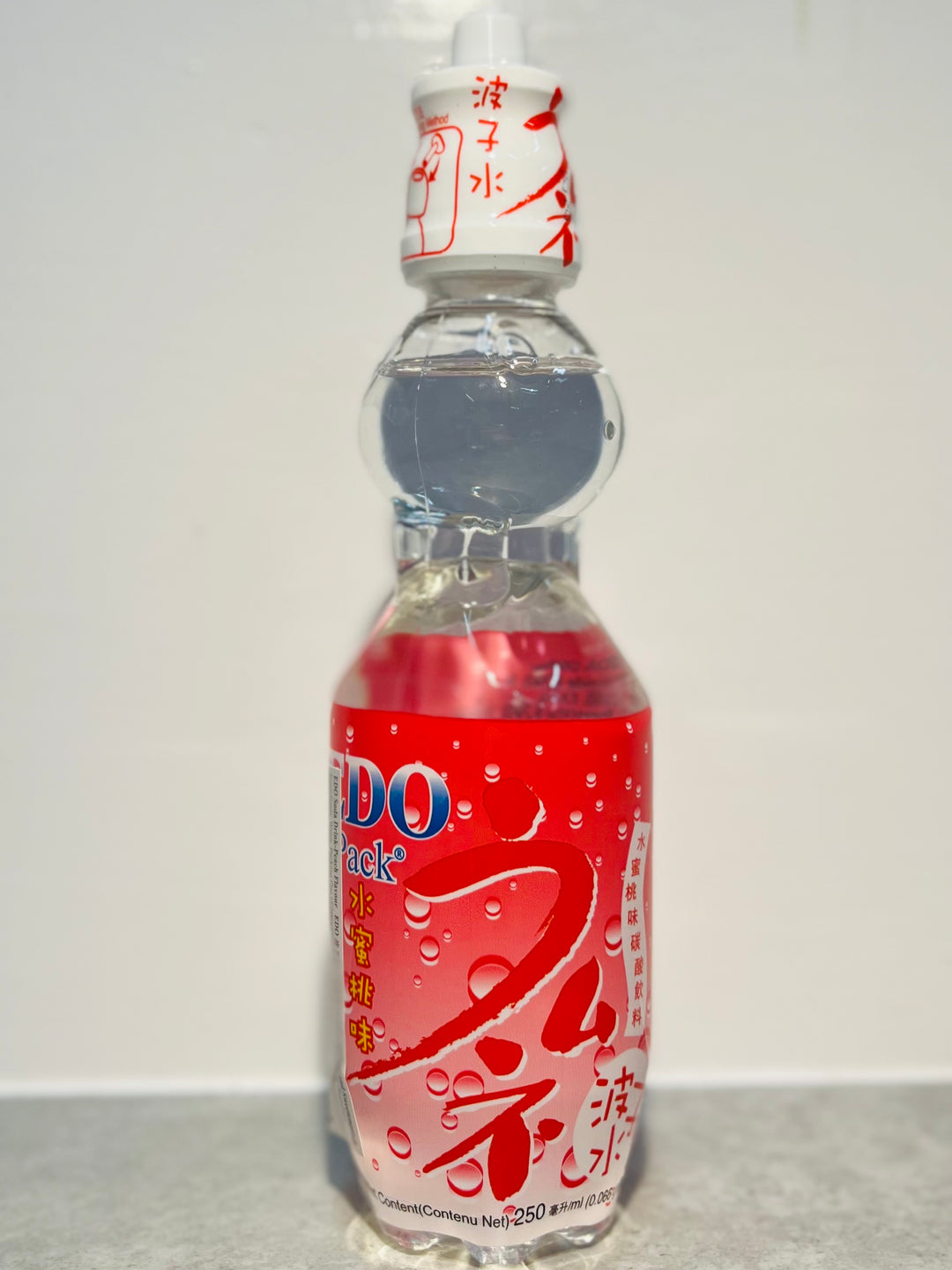 EDO波子水 水蜜桃味 250ml EDO Soda Drink Peach Flavour