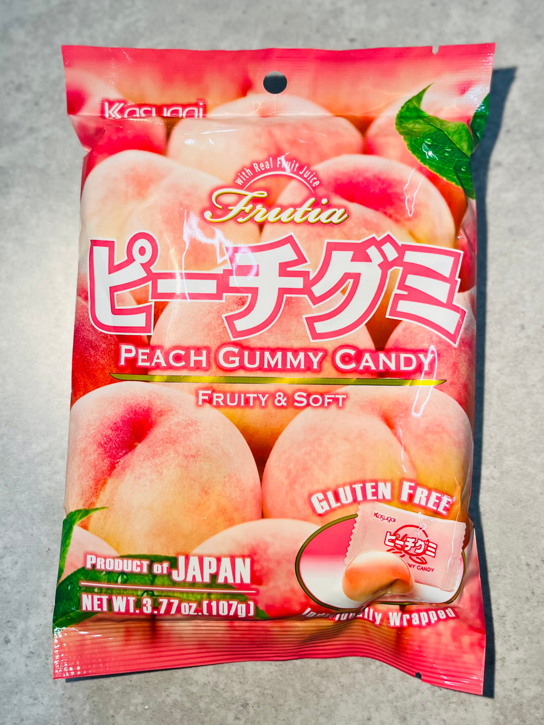 Frutia Peach Gummy Candy 107g