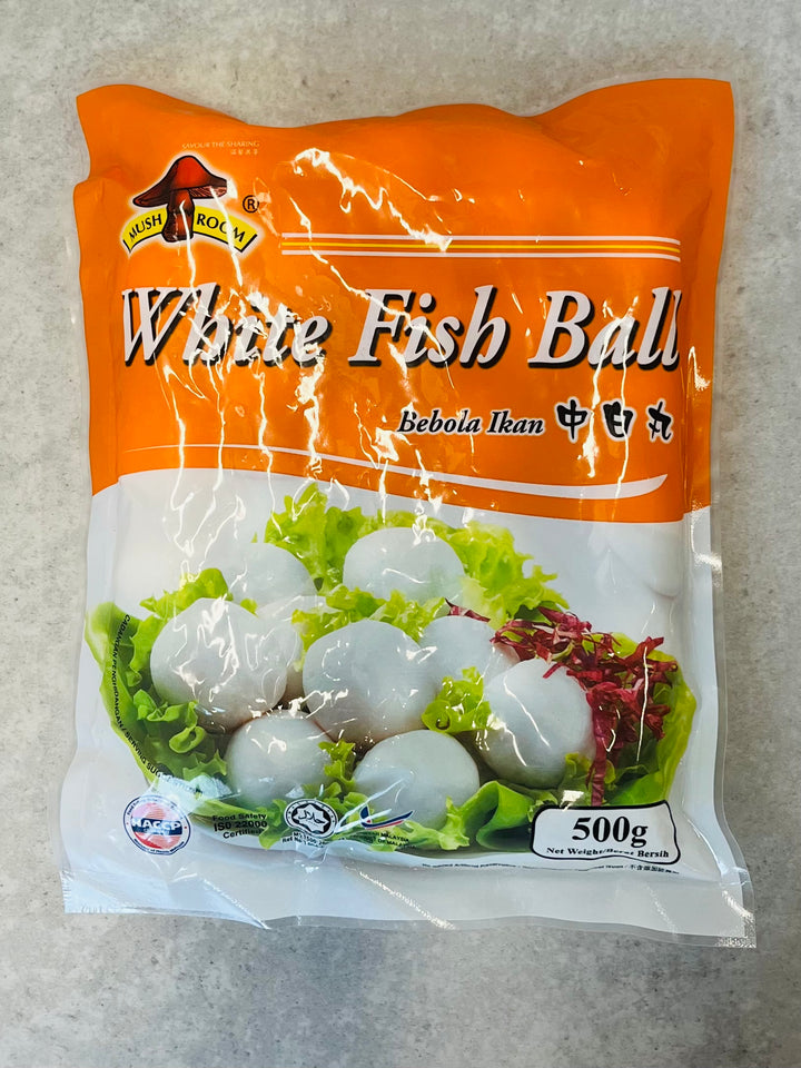 蘑菇中白丸500g Mushroom white Fish ball