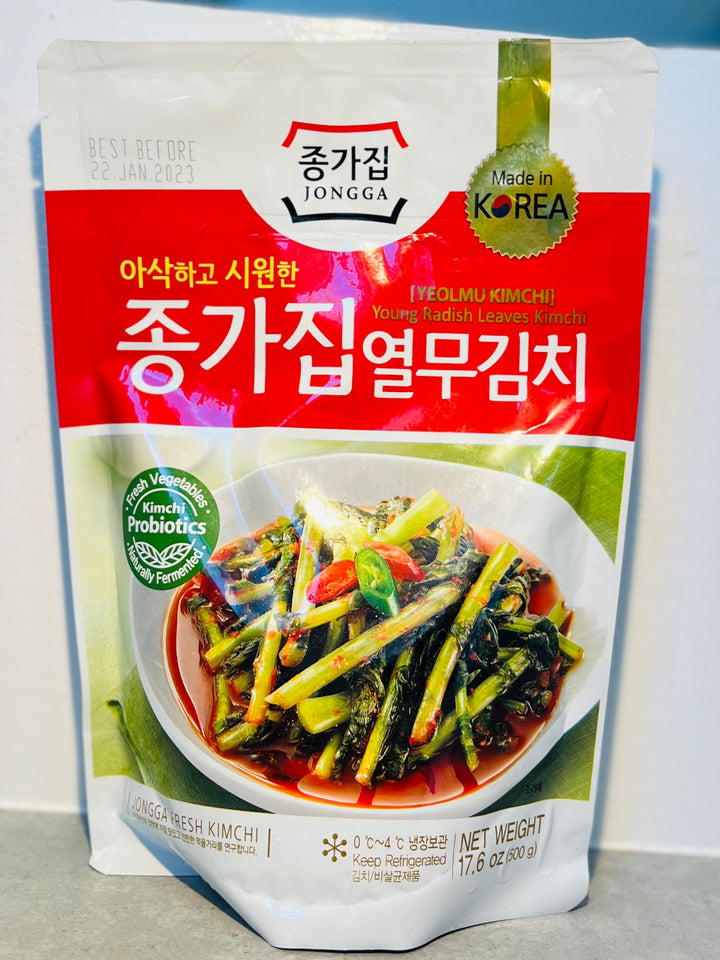 Chongga Young Radish leaves Kimchi 500g