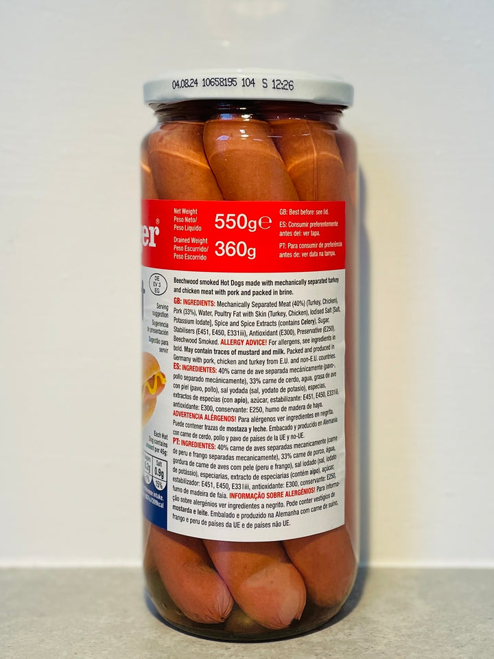 Wikinger Hot Dogs 8 Pics 550g 灌装热狗