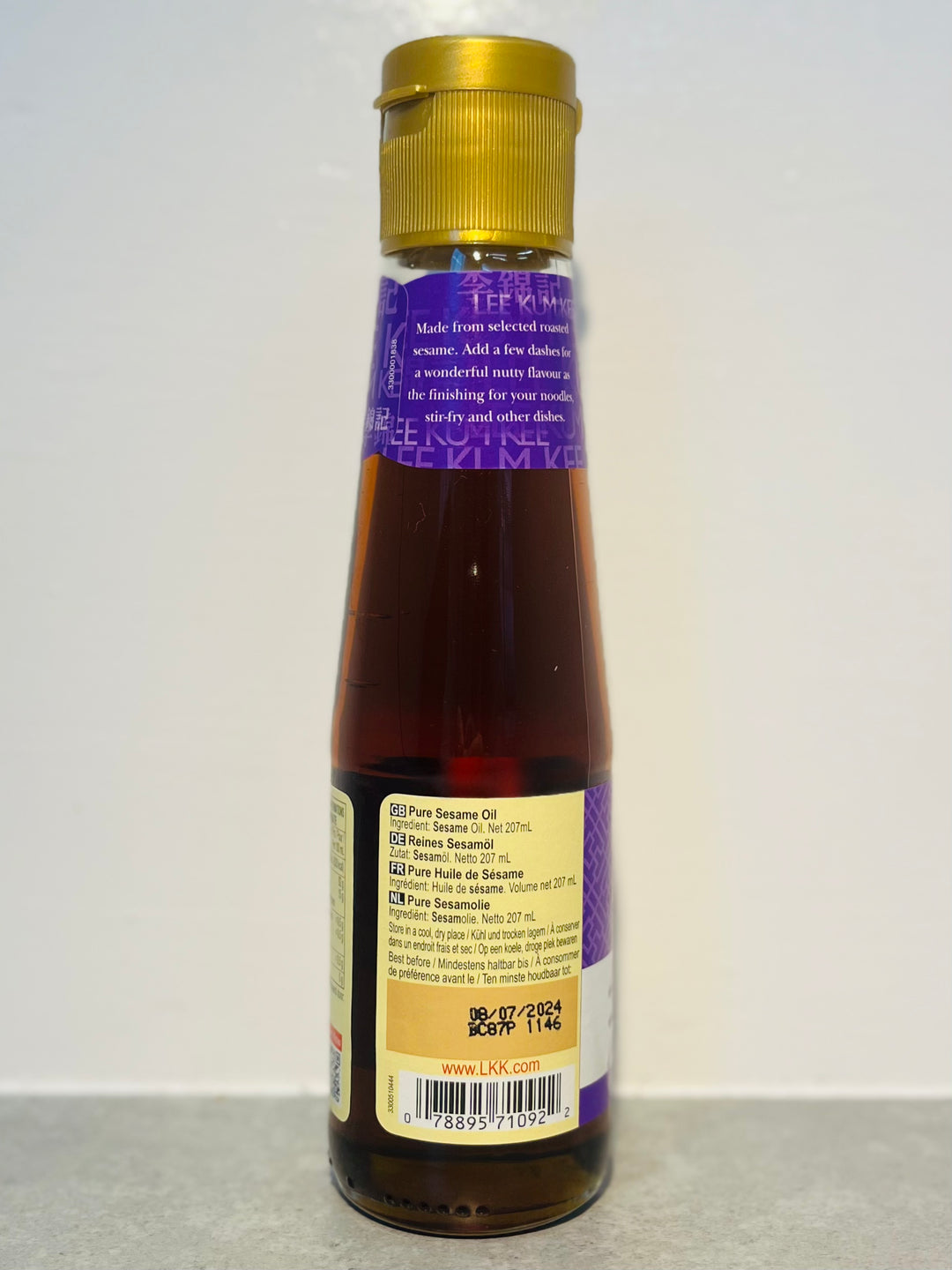 李锦记纯芝麻油207ml LKK Pure Sesame Oil