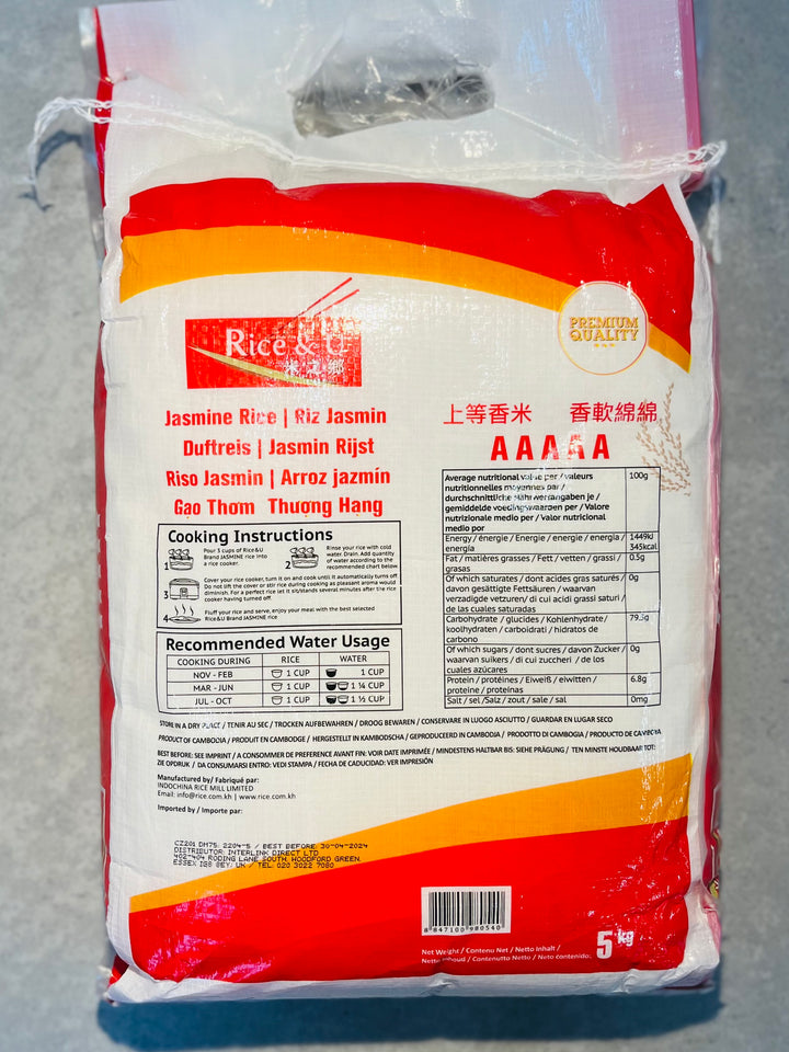 米之乡上等香米5kg Rice & U Riz Long Jasmine Rice