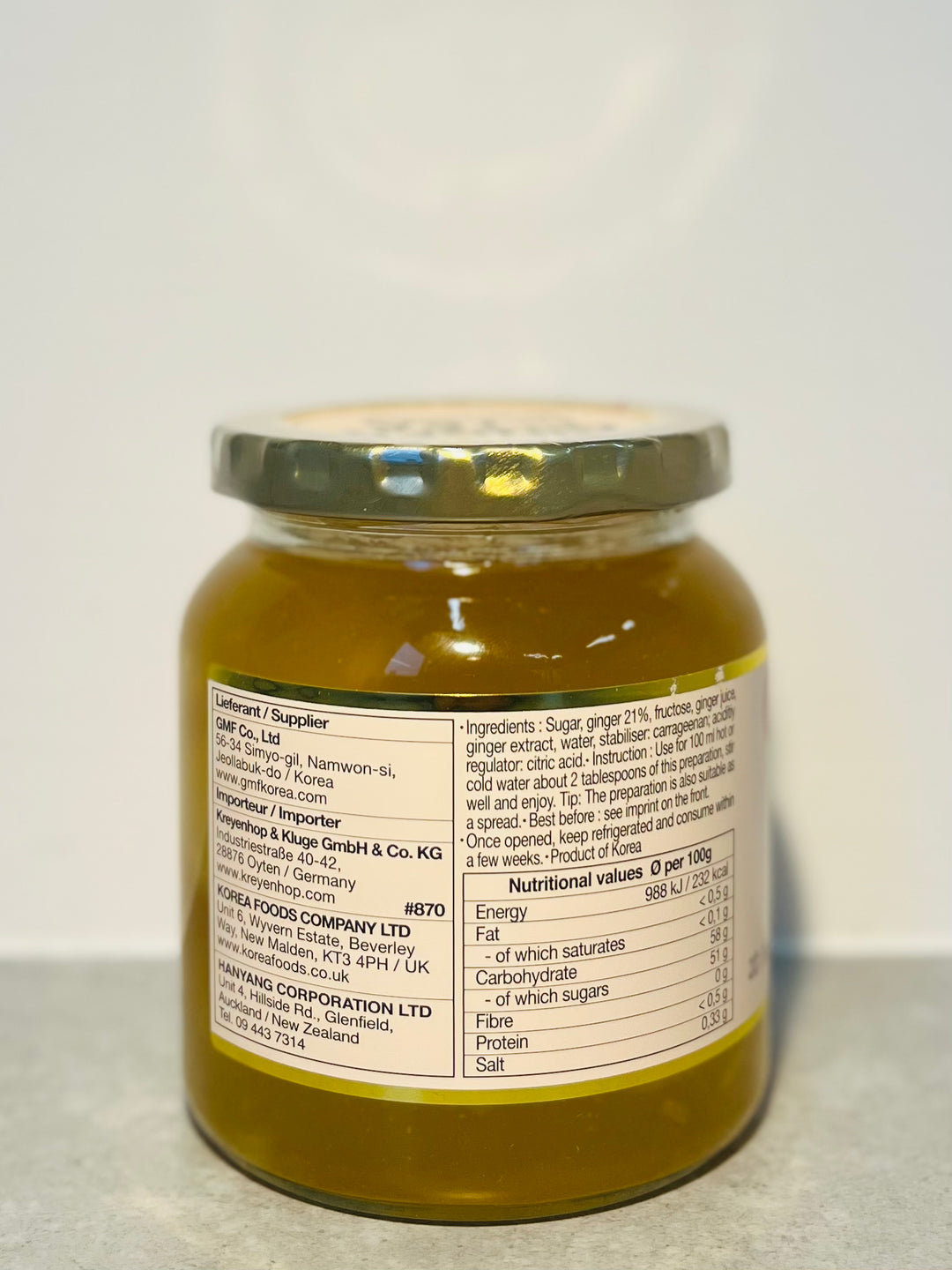 Allgroo Ginger Tea Paste 400g
