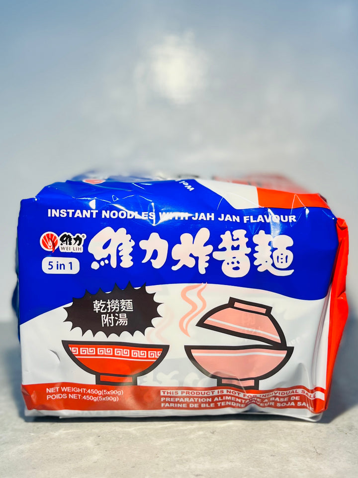 维力炸酱面5pcks WL Instang Noodle JAH JAN Men