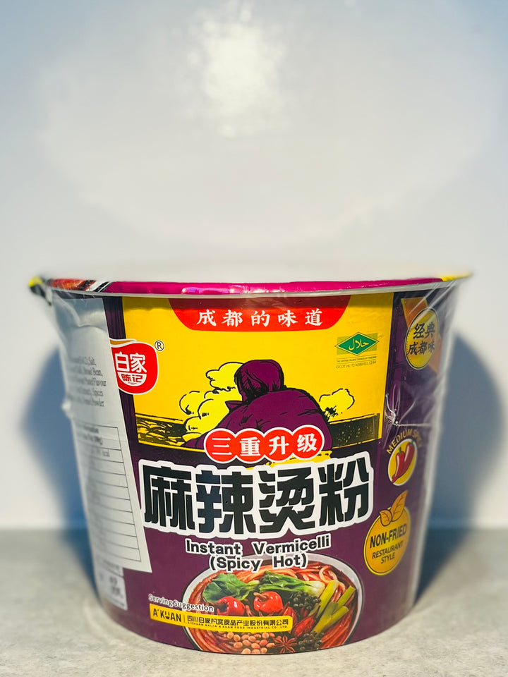 白家碗装红薯粉丝麻辣烫108g BJ Sweet Potato Noodle Hot Spicy