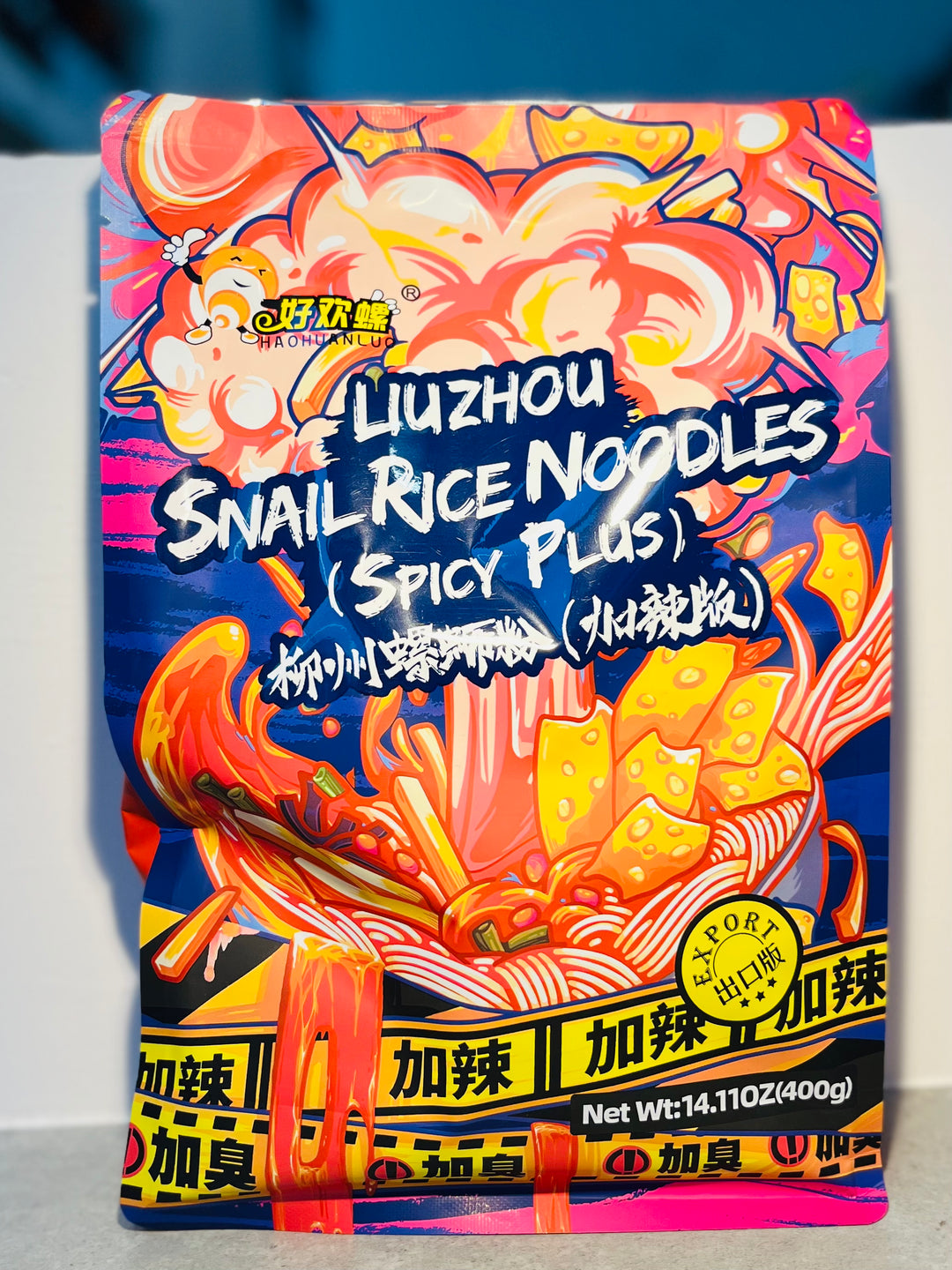 好欢螺柳州螺蛳粉加辣400g HHL Snail Rice Noodles Extra Spicy