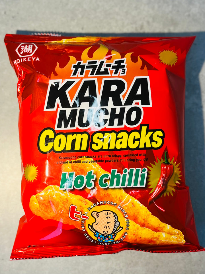 Koikeya Karamucho Corn Snacks Hot Chilli 65g