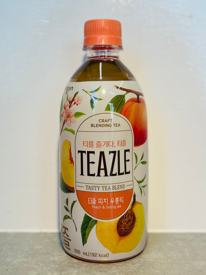 Woong Jin TEAZLE Peach & Oolong Tea 500ml
