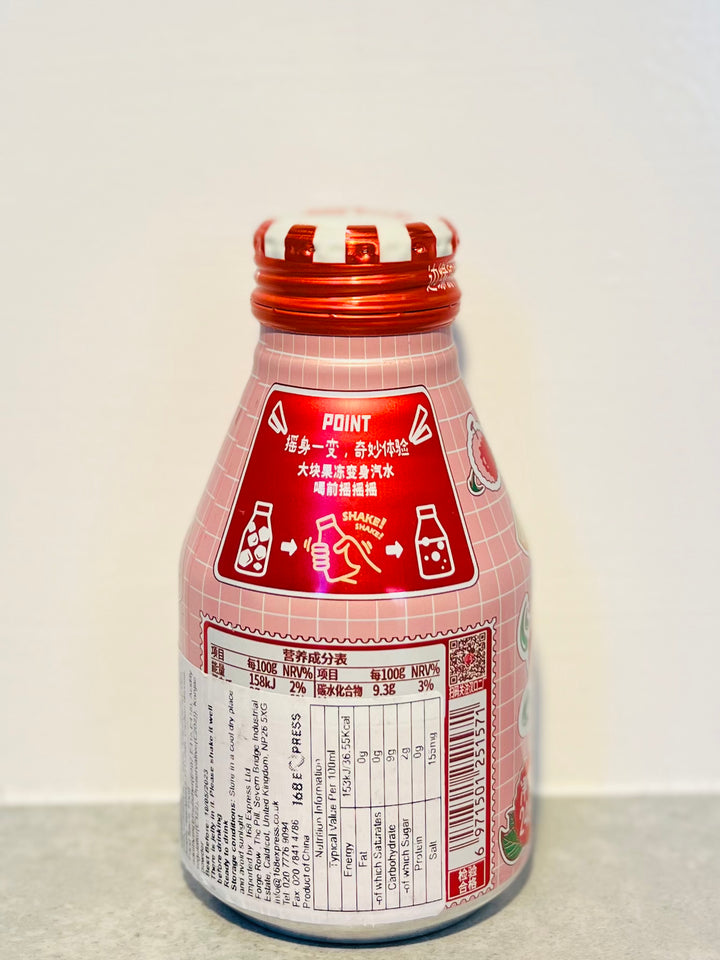 汉口二厂果冻汽水荔枝味248ml HKEC Juice Soda With Jelly Lychee