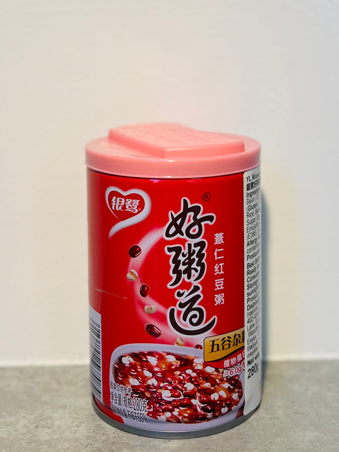 银鹭好粥道薏仁红豆粥280g YL Mixed Congee Barley & Red Bean