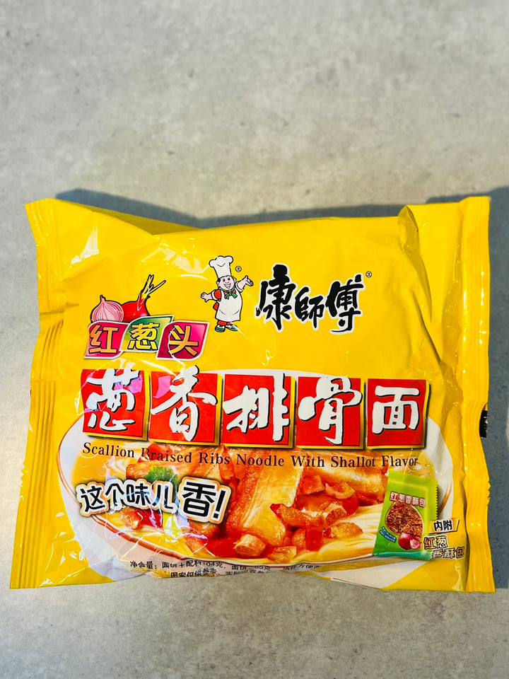康师傅葱香排骨面104g MK Scallion Braised Ribs Noodle