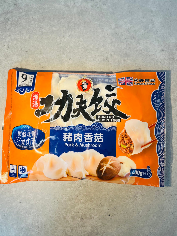 功夫猪肉香菇水饺400g Kungfu Pork & Mushroom Dumpling