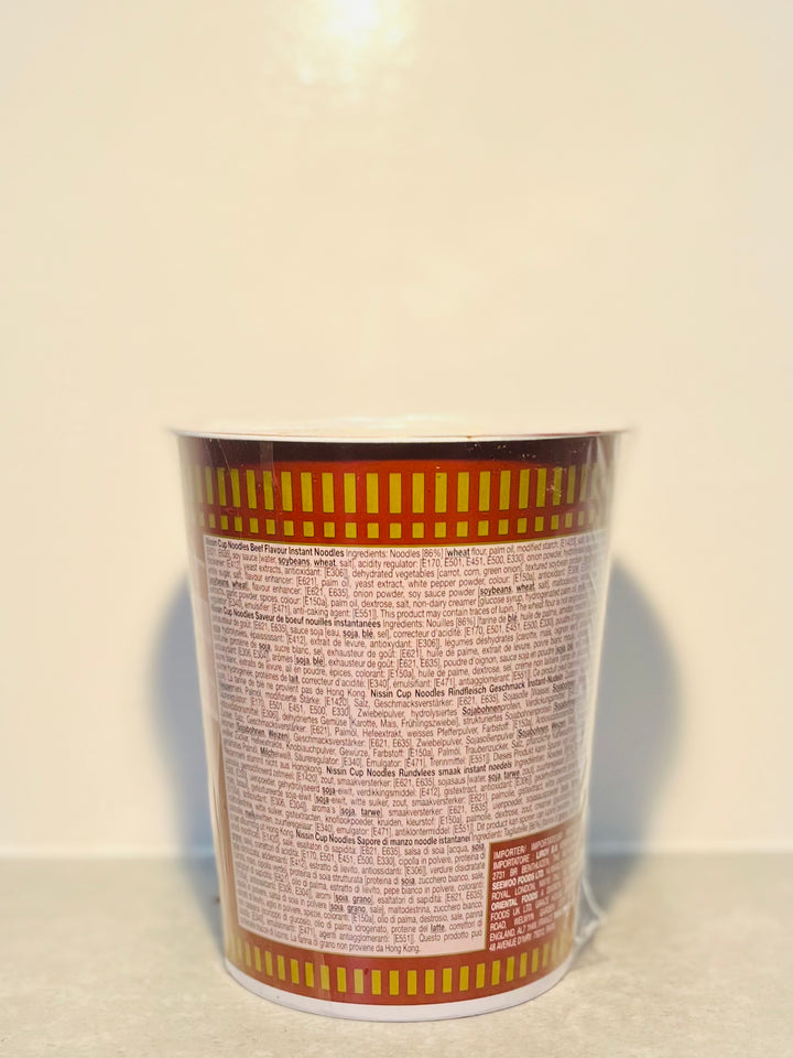 日清合味道五香牛肉味69g Nissin Cup Noodle Beef