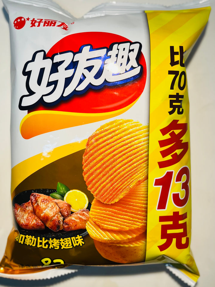 好丽友好友趣加勒比烤翅味83g Orion Potato Chips Grilled Wing