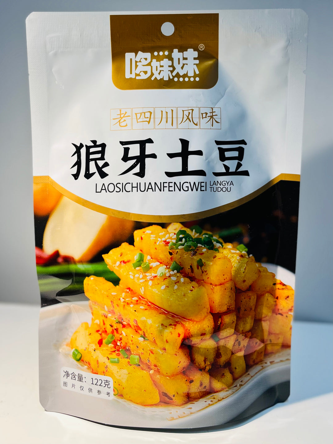 哆妹妹狼牙土豆122g DMM Sichuan Style Potato Spicy Snacks