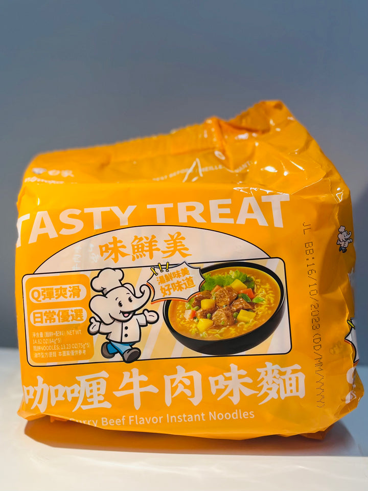 白象咖喱牛肉面5pcks BX Curry Beef Noodle