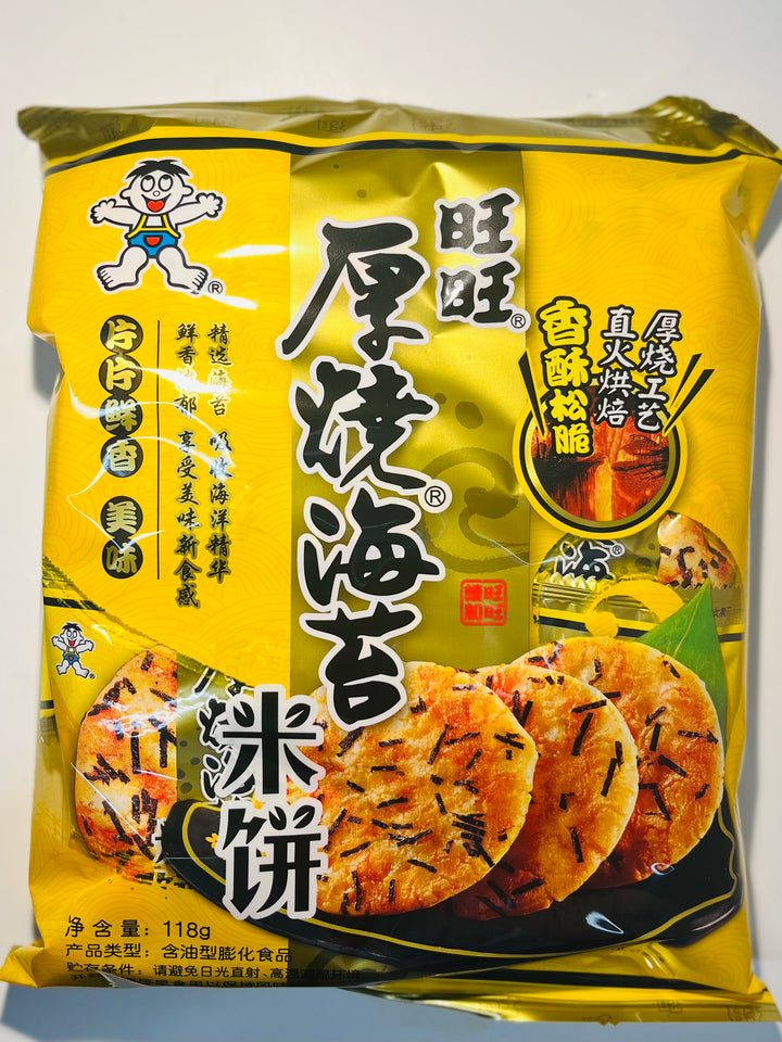 旺旺海苔米饼118g WantWant Roasted Seaweed Rice cake