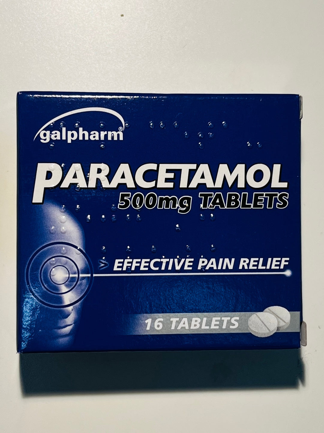 Galpharm Paracetamol 500mg Tablets 16 pics 扑热息痛药片