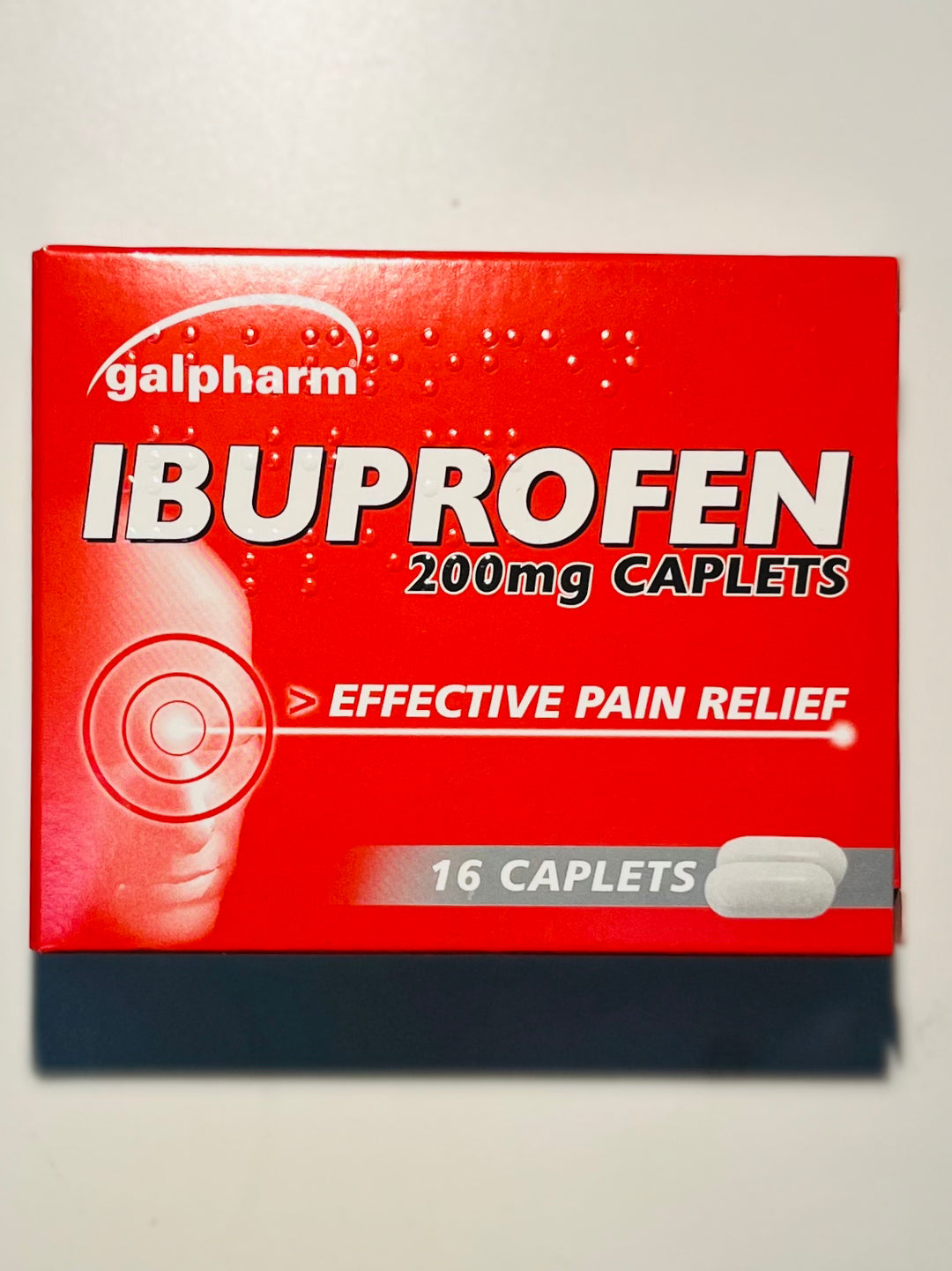 Galpharm Ibuprofen 200mg 16 Caplets(布洛芬)