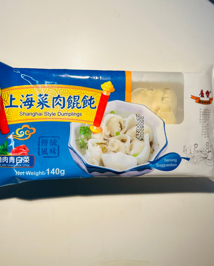康乐上海青猪肉馄饨140g Honor Pork & Pak Choi Wonton