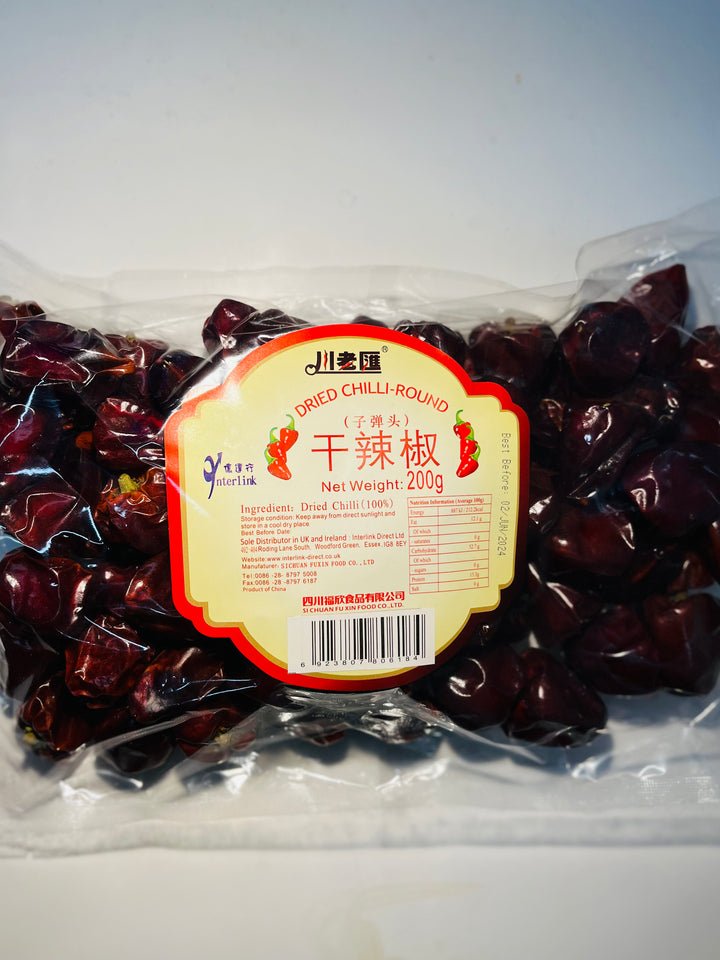 川老汇干辣椒圆200g CLH Dried Chilli Round Shape