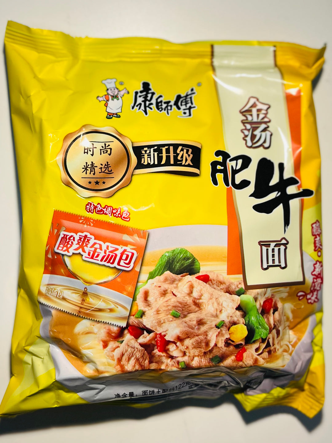 康师傅金汤肥牛面122g MK Sour Beef Flavour Instant Noodle