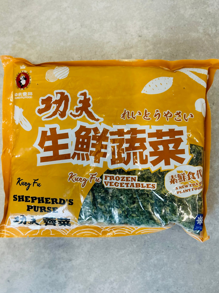 功夫生鲜芥菜500g Kungfu Frozen Shepherds Purse