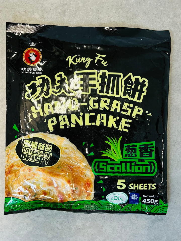 功夫手抓饼葱香味450g kf hand grasp pancake spring onion flavour