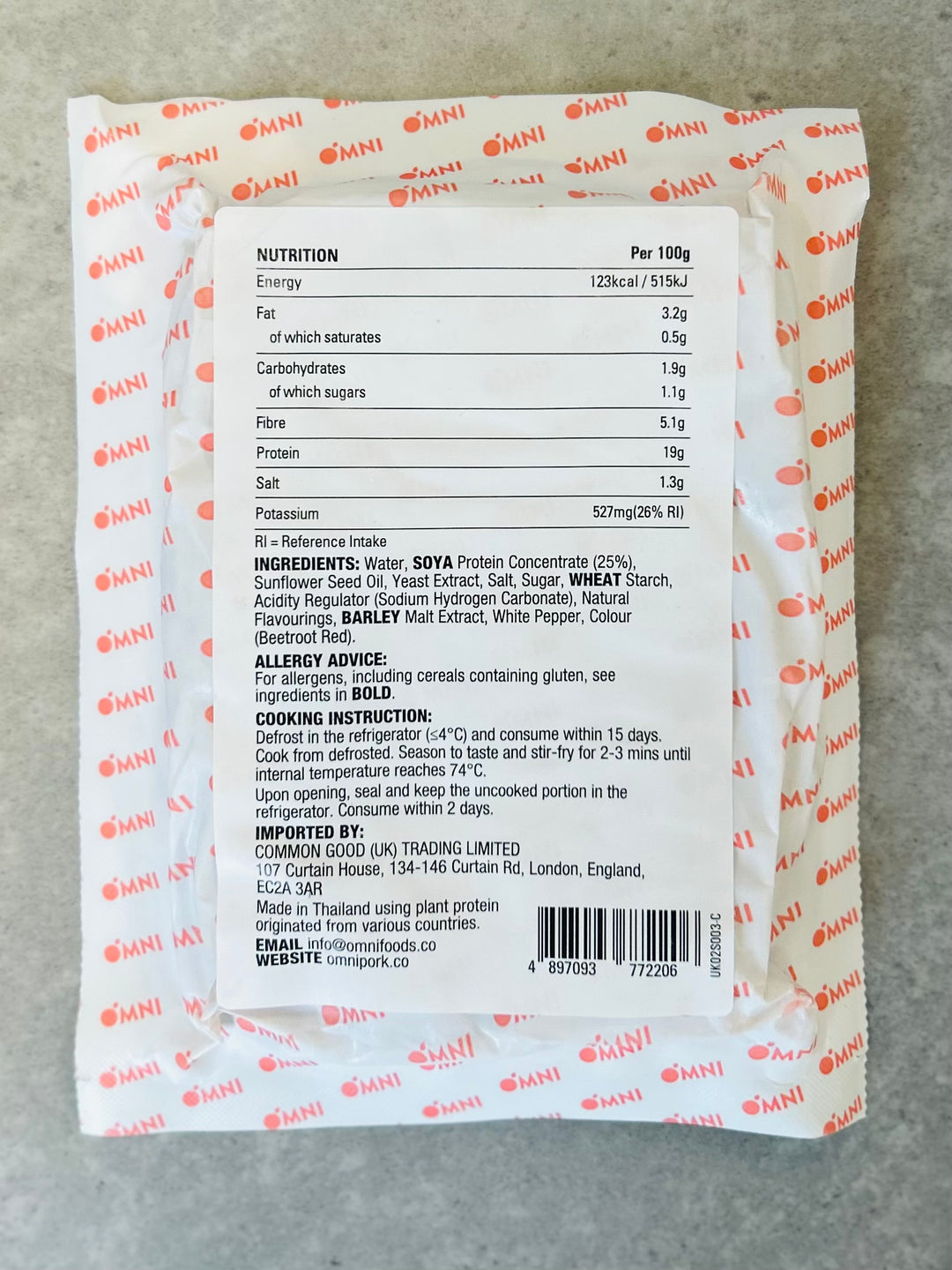 OMni Plant-based Pork-style strips 150g
