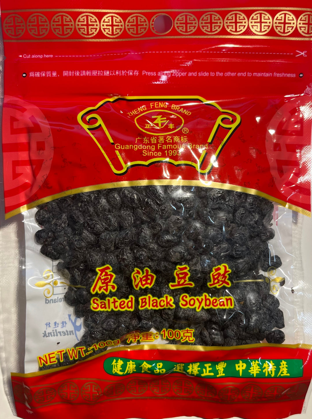 正丰原油豆豉100g Zheng Feng Salted Black Soybean