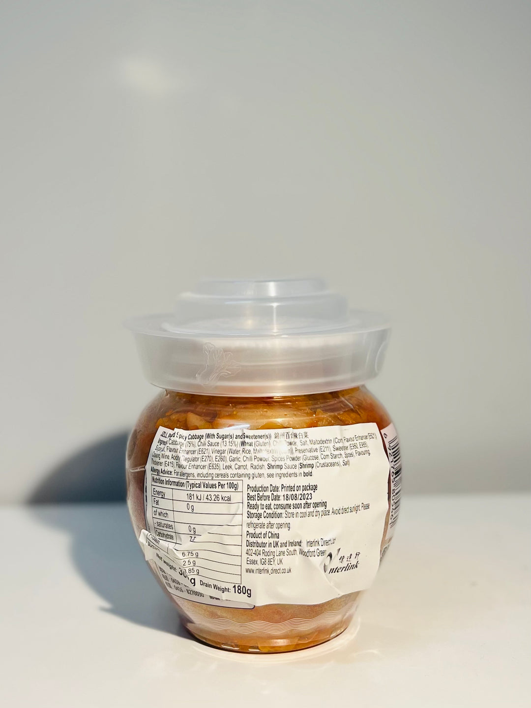 锦川百合辣白菜300g JZLL Preserved Spicy Cabbage