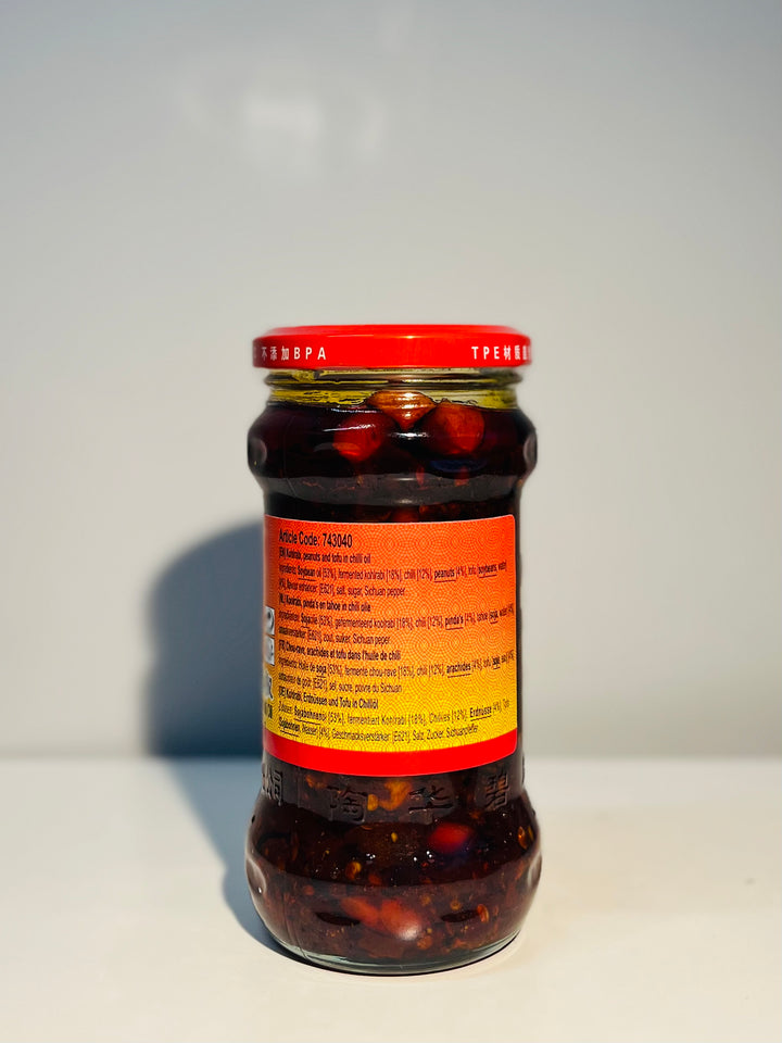老干妈辣三丁280g LGM Kahlrabi & Peanut&Tofu in Chilli Oi