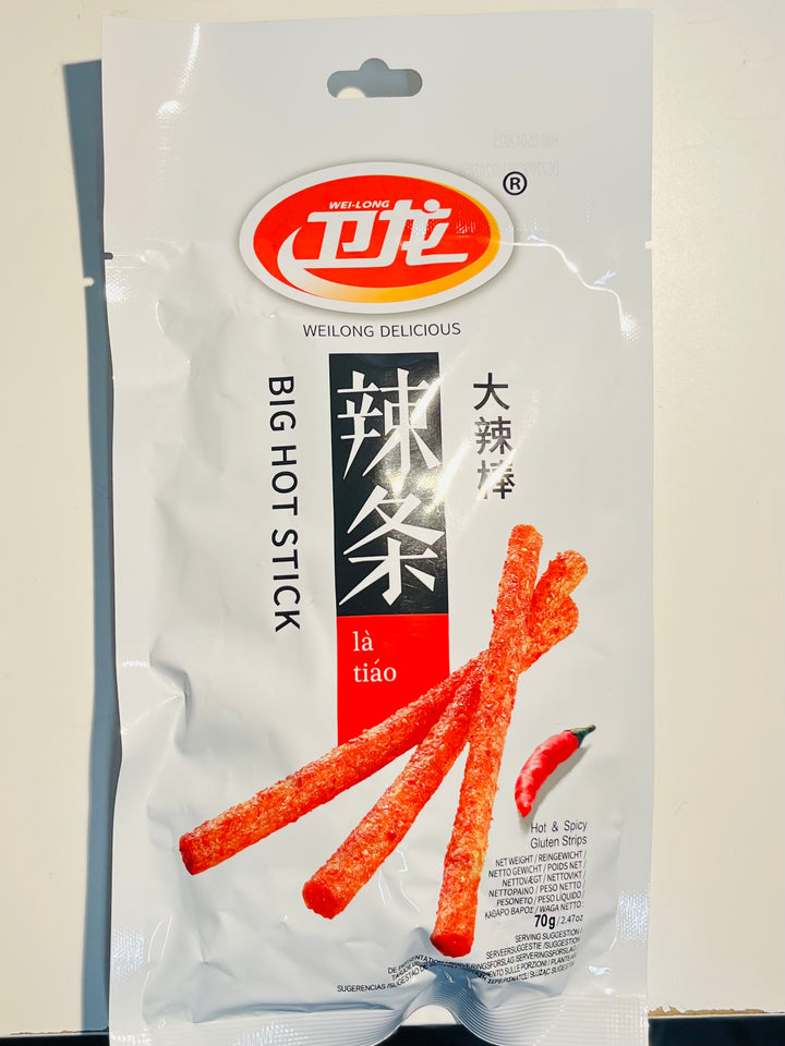 卫龙大辣棒70g WL Gluten Strips Big Spicy Stick