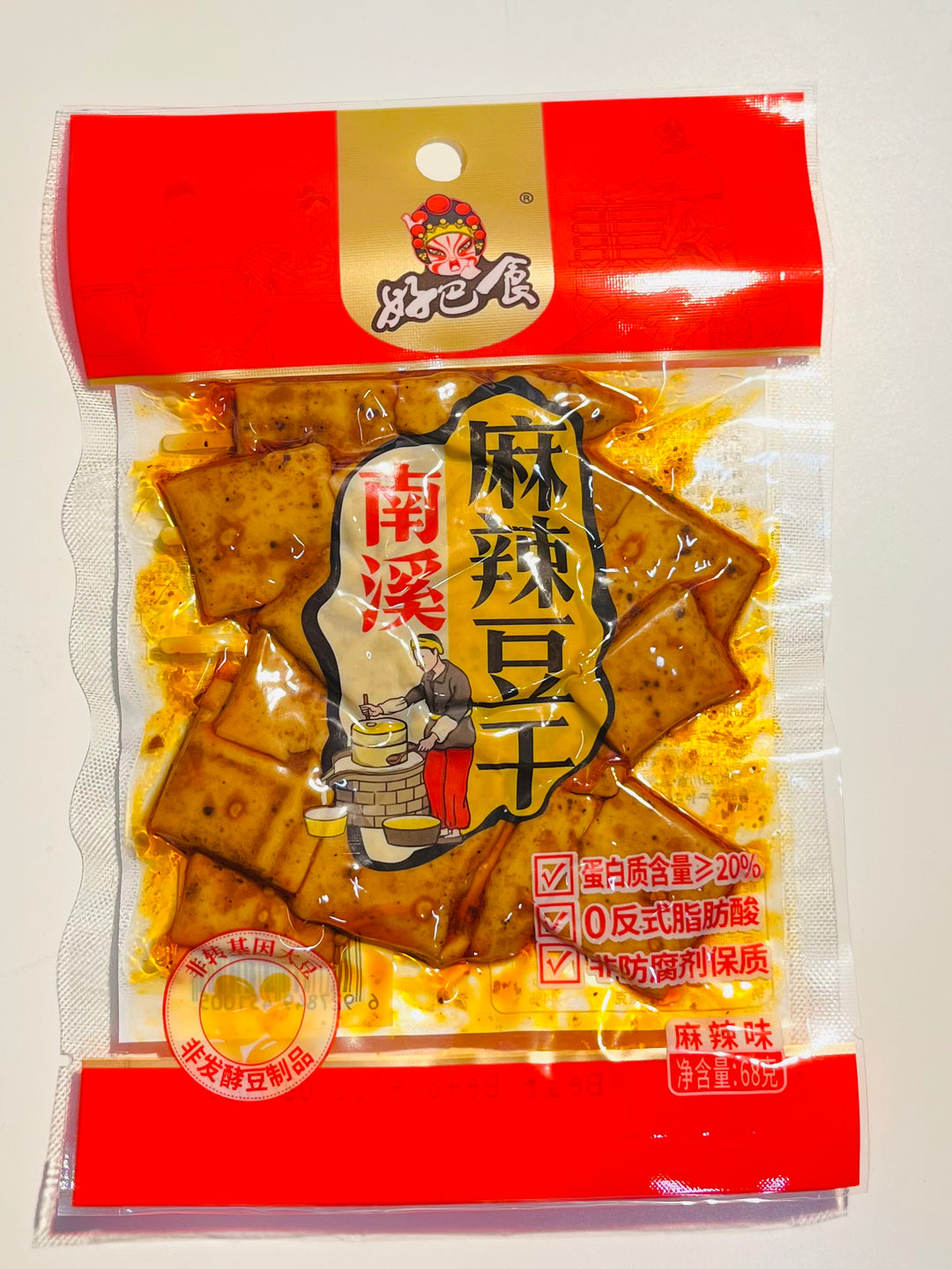 好巴食麻辣豆干68g HBS Dried Beancurd Hot