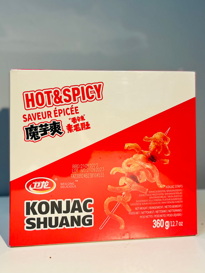 卫龙魔芋爽香辣味360g WL Konjac Strips Hot