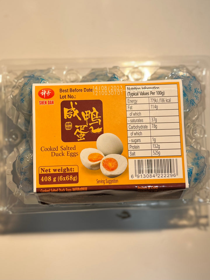 神丹熟咸鸭蛋408g SD Cooked Salted Duck Eggs