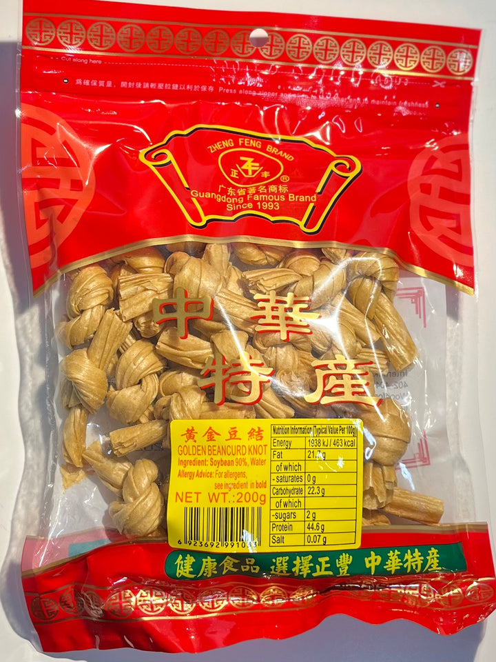 正丰黄金豆结200g ZF Golden Beancurd Knot