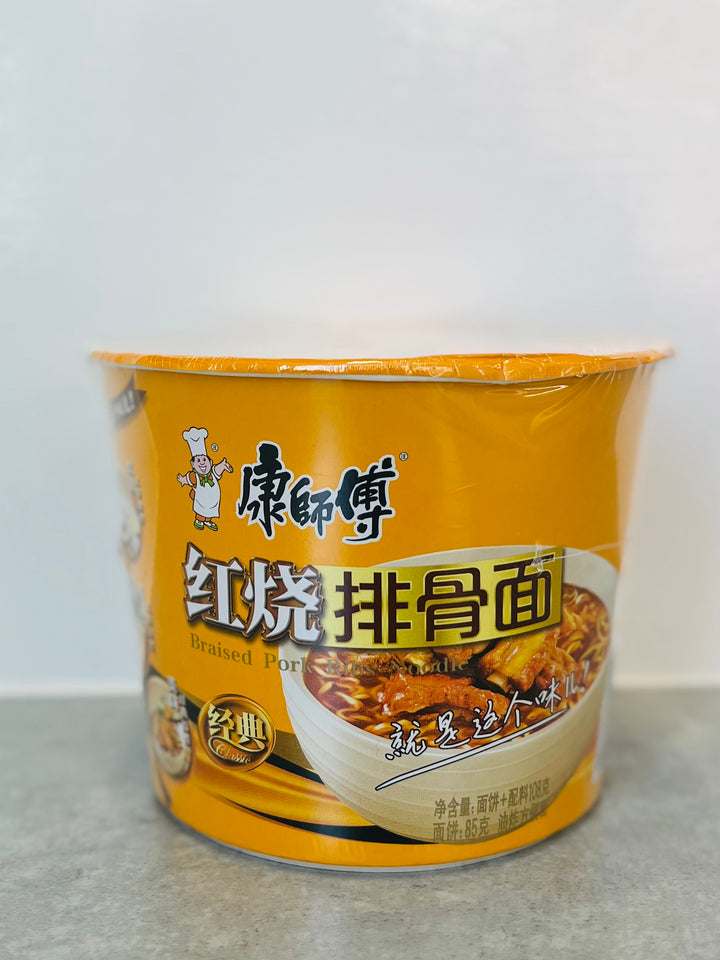康师傅红烧排骨桶面108g MK Braised Pork Ribs Noodle