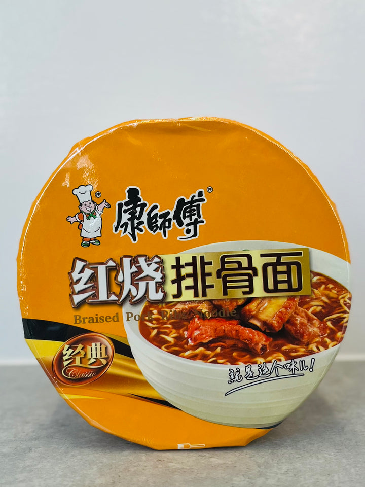 康师傅红烧排骨桶面108g MK Braised Pork Ribs Noodle