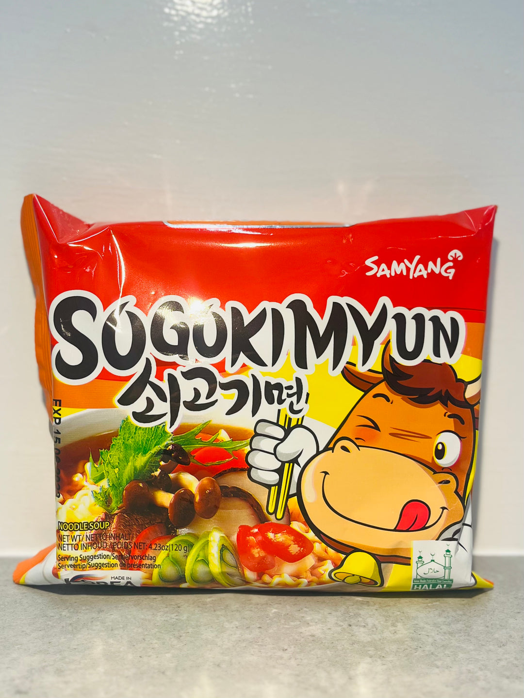 Samyang Sogokimyun Beef Ramen Noodles