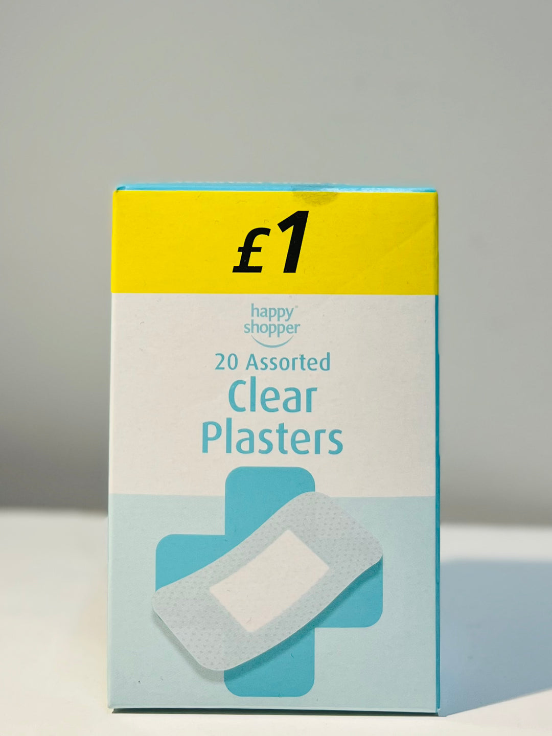 Happy Shopper Clear Plasters 20 Assorted 透明混合尺寸创口贴