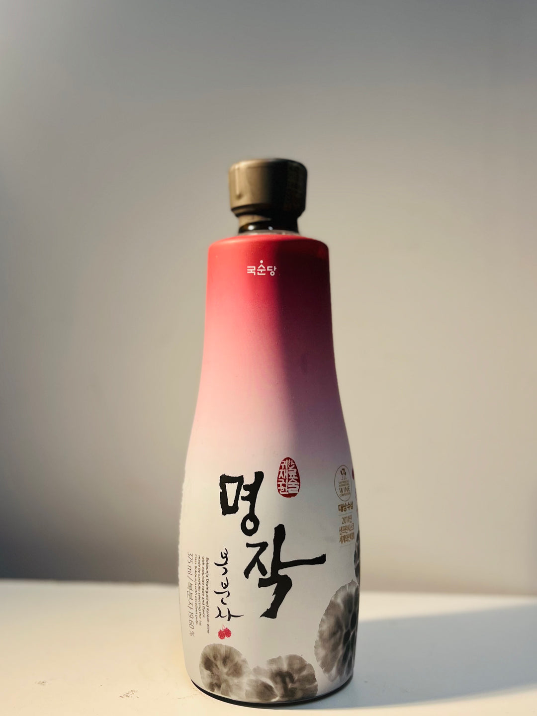 Kooksoondang Myungjak Bokbunja Korean Rasberry Wine 375ml 13% Vol